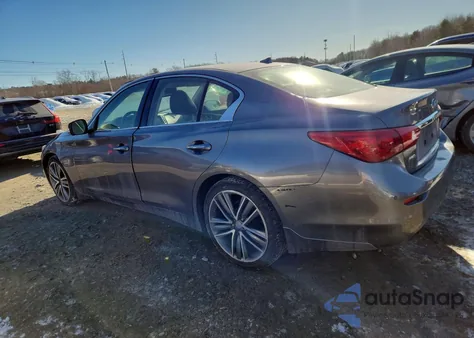 2014 Infiniti Q50 Base z USA, uszkodzony, nr VIN JN1BV7AR8EM695895